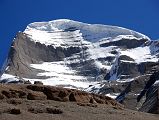 27 Mount Kailash West Face From Tamdrin In The Lha Chu Valley On Mount Kailash Outer Kora The best view of the West Face of Mount Kailash is from Tamdrin in the Lha Chu Valley.